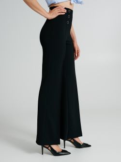 Trousers with 6 buttons in scuba crepe  Rinascimento