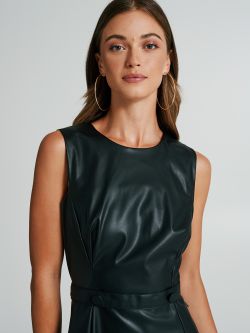 Minikleid aus Kunstleder  Rinascimento