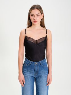 Top with Satin Lace   Rinascimento