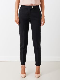 Slim-fit Trousers in Technical Fabric  Rinascimento