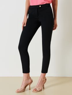 Slim-fit Trousers in Scuba Crepe  Rinascimento