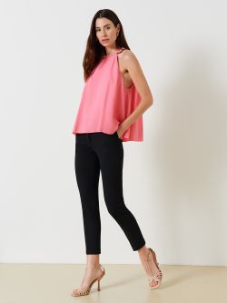 Slim-fit Trousers in Scuba Crepe  Rinascimento