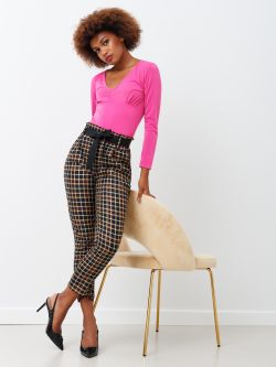 Fuchsia Long Sleeved Blouse NAIKE W-MG2055/Z248 BLUSA B238 Rinascimento