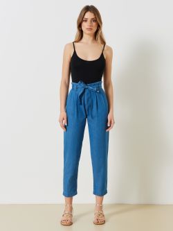 Pantaloni Denim con Fiocco   Rinascimento