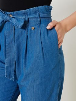 Pantaloni Denim con Fiocco   Rinascimento