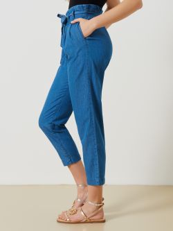 Pantaloni Denim con Fiocco   Rinascimento