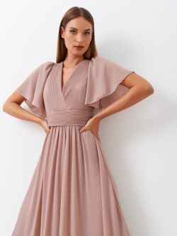 Pink Rinascimento atelier dress with a pleated bodice  Rinascimento