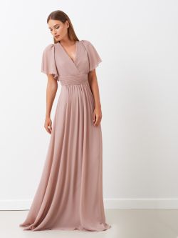 Pink Rinascimento atelier dress with a pleated bodice  Rinascimento