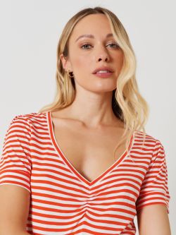 T-shirt rayé LENZING ™ ECOVERO ™  Rinascimento