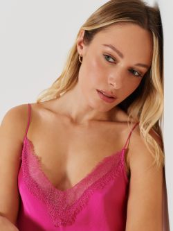 LENZING ™ ECOVERO ™ Lace inserts Top  Rinascimento