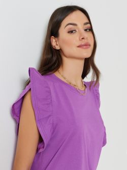 T-shirt avec manches à ailettes  Rinascimento