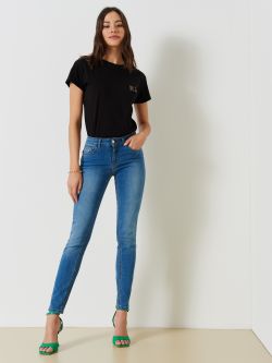 T-Shirt Monocolore con Logo  Rinascimento