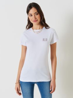 T-shirt uni à logo  Rinascimento