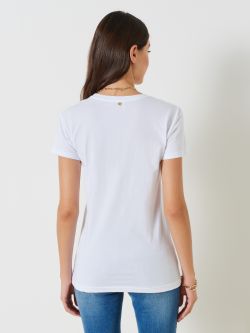 T-shirt uni à logo  Rinascimento