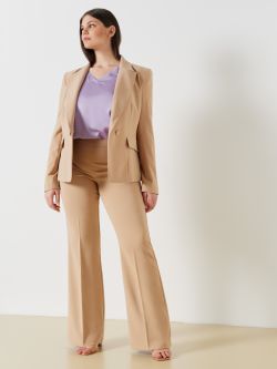 Top Curvy Scollo a V in Raso   Rinascimento