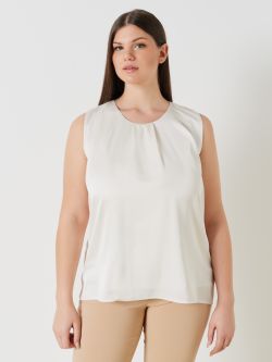 Top curvy col montant en satin   Rinascimento