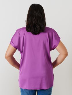 Blouse curvy en satin  Rinascimento