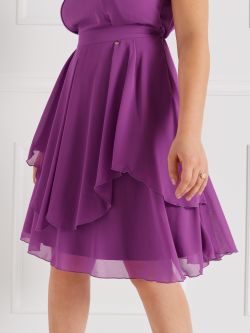 Curvy Knee-Length Dress with Frills  Rinascimento