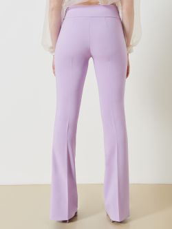 Pantaloni Mid Flared in Tessuto Tecnico  Rinascimento