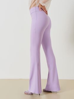 Pantaloni Mid Flared in Tessuto Tecnico  Rinascimento