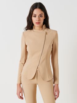 Jacket with Beige Zip  Rinascimento
