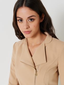 Jacket with Beige Zip  Rinascimento