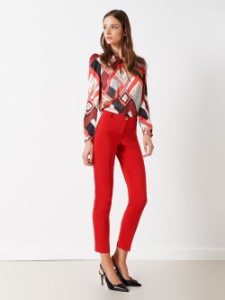 Pantaloni Slim in Tessuto Tecnico   Rinascimento