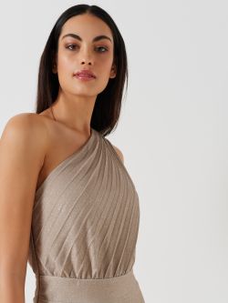 Robe épaule dénudée en lurex  Rinascimento