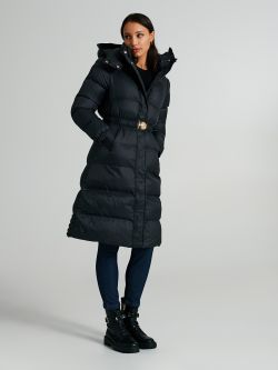 Medium Repreve® down jacket with belt  Rinascimento