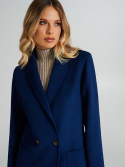 Manteau à deux boutons en laine mélangée   Rinascimento