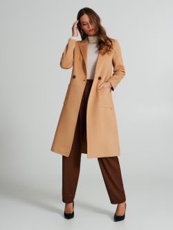 Double-button coat in wool blend fabric  Rinascimento