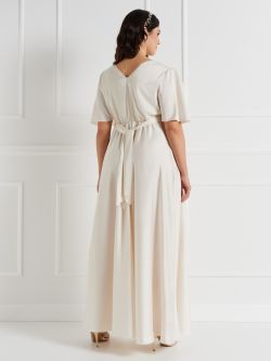 Abito Lungo Curvy  in Raso Linea Sposa  Rinascimento