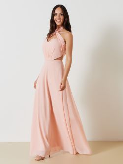 Georgette Dress with Cut-Out Detail  Rinascimento