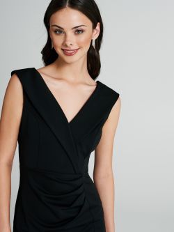 Sheath dress with lapels  Rinascimento