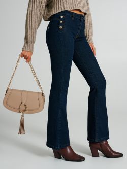 Jeans a zampa 6 bottoni  Rinascimento
