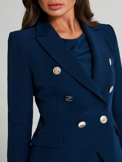 Fitted double-breasted jacket with 6 buttons   Rinascimento