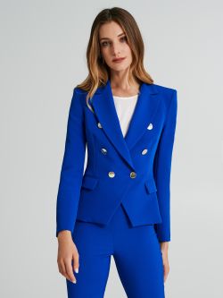 Fitted double-breasted jacket with 6 buttons   Rinascimento