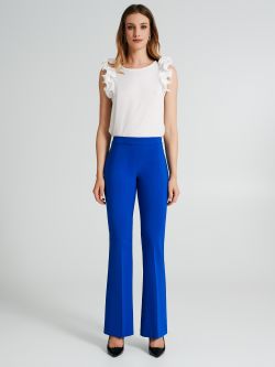 Pantalon semi-évasé en tissu technique  Rinascimento