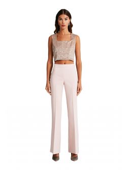 Pantalon semi-évasé en tissu technique  Rinascimento
