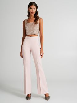 Pantalon semi-évasé en tissu technique  Rinascimento
