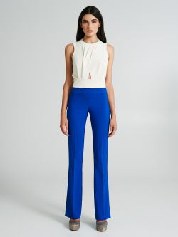 Palazzo trousers in flowy fabric  Rinascimento