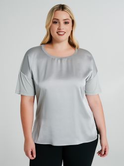 Blusa Curvy con profilo lurex  Rinascimento
