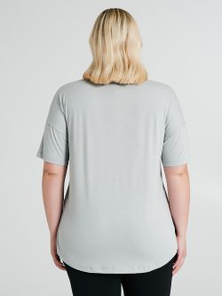 Blusa Curvy con profilo lurex  Rinascimento