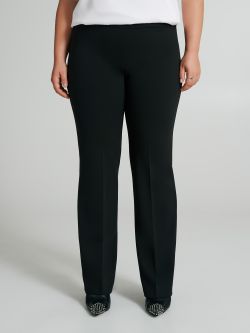 Curvy scuba crepe palazzo trousers  Rinascimento