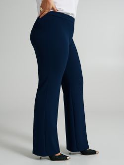 Curvy Palazzo-Hose aus Scuba-Kreppstoff  Rinascimento