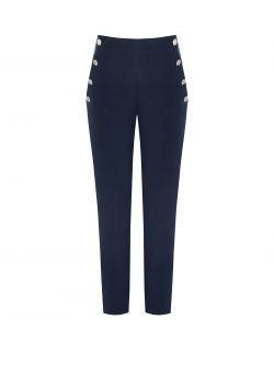 Trousers with 6 buttons in technical fabric   Rinascimento