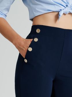 Pantaloni 6 bottoni in tessuto tecnico   Rinascimento