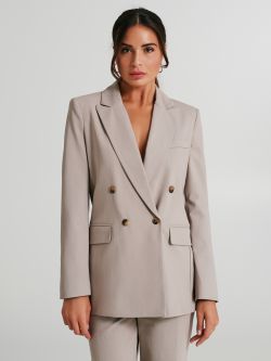 Double-breasted wool blend blazer  Rinascimento