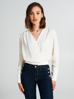 Boxy satin blouse   Rinascimento