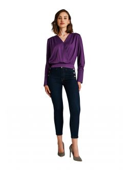 Boxy satin blouse   Rinascimento